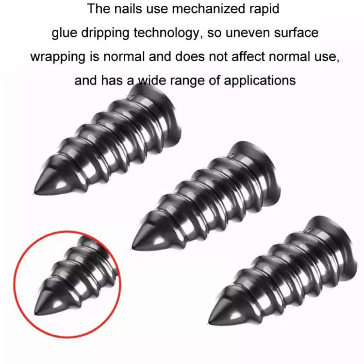 Electric Motorcycle Vacuum Tire Repair Nails, Set: 20pcs Small + 20pcs Large+ Screwdriver