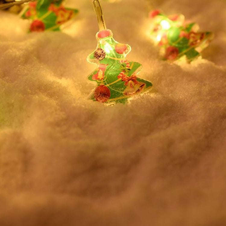 LED Christmas Lights String Christmas Tree Decoration Lamps Holiday Scene Decor, Length: 1.5m 10 ...