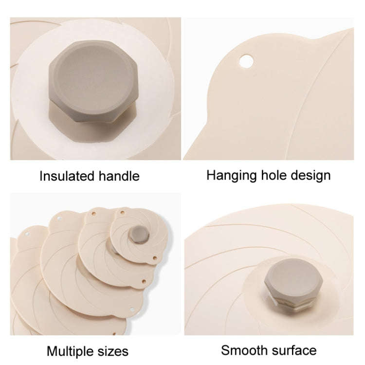 6 inch Household Vacuum Self-Priming Sealed Silicone Freshness Lid Kitchen Rice Cover