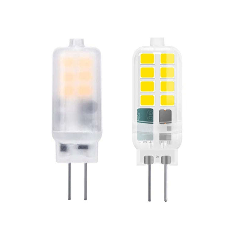 G4 AC/DC12V 3W Flicker-free Replacement LED Halogen Lamp Beads, Light Color: Natural White(Transp...