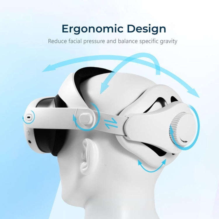 For Quest 3 STARTRC GAMES Elite Headwear Adjustable Balance Gravity Headband Decompression Comfor...