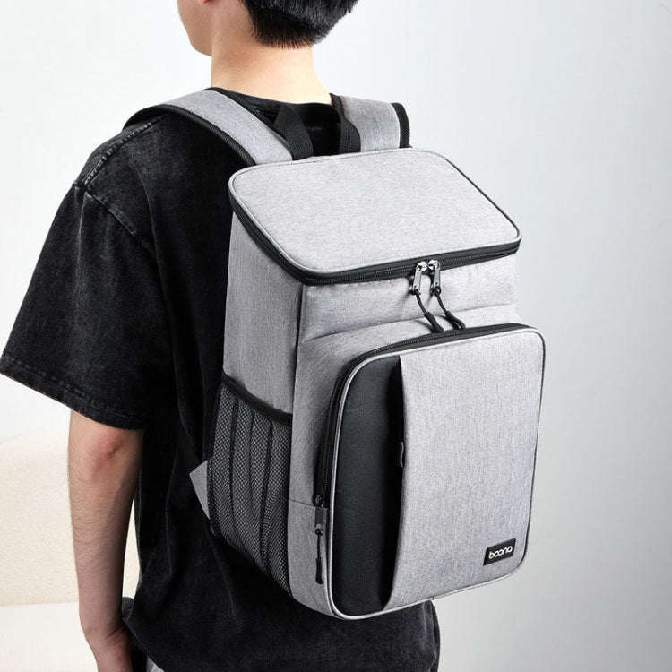 Baona BN-K012 Multifunctional Large-capacity Laptop Backpack Business Backpack(Black)