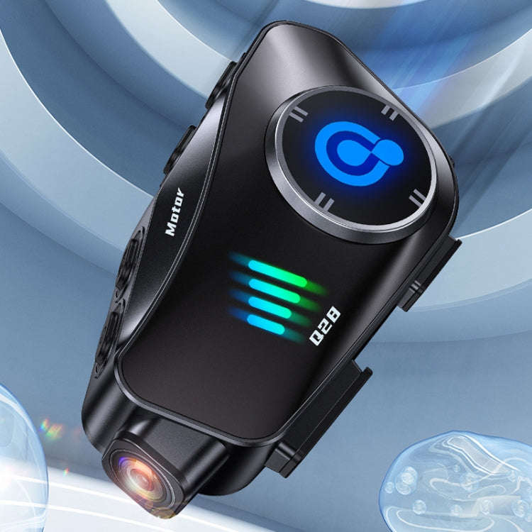 KUQIBAO Q28 Motorcycle Riding Helmet Bluetooth-compatible Headset Recorder(2 In 1 Microphone)