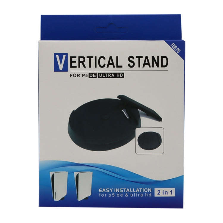 For PS5 Optical Drive Version Or Digital Version 2-in-1 Base Vertical Bracket