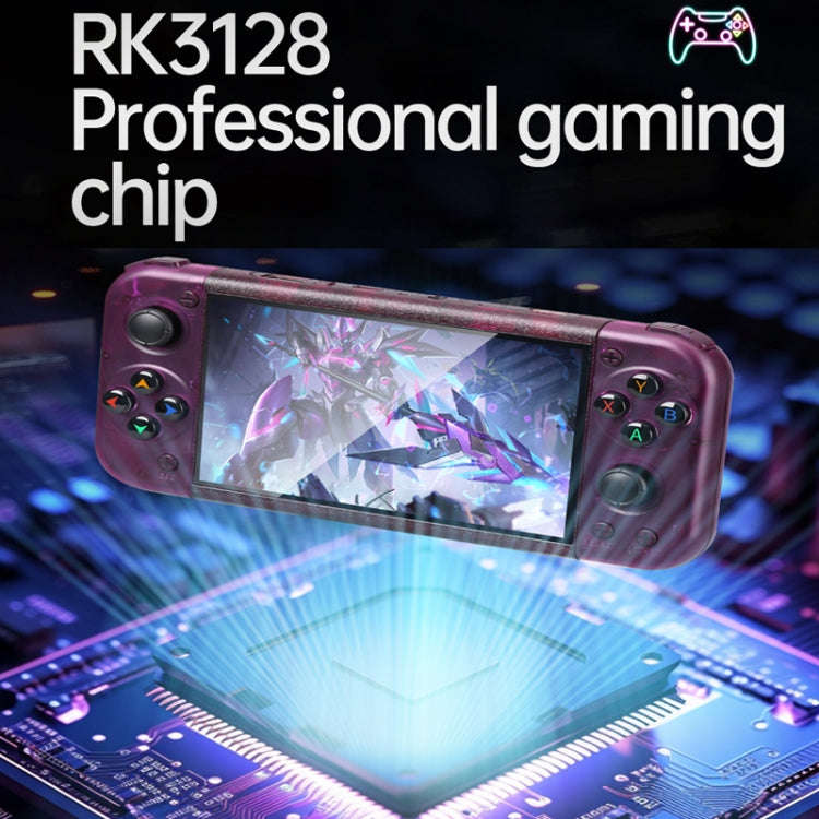 RG50XX 5-Inch Retro Handheld Game Console Linux System Built In 15000+ Games(Green)