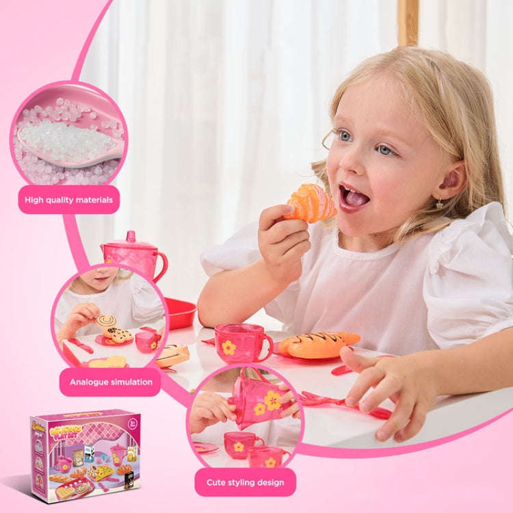 33pcs /Set Simulation Tableware Pretend Play Toy Kit Dessert Role Play Toys(99058 Green)