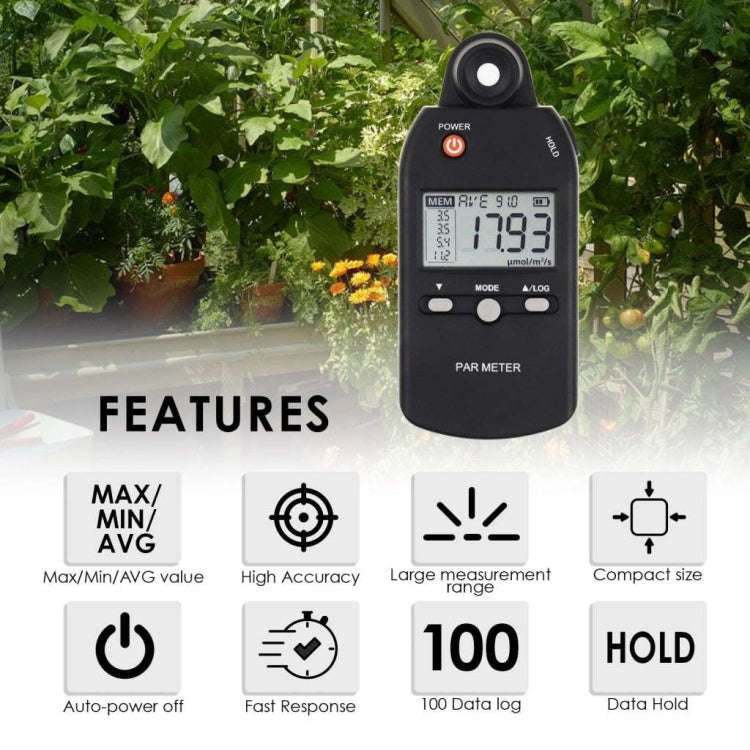 Portable Luminous Flux Visible Light Spectrometer Radiometer(PAR-355)