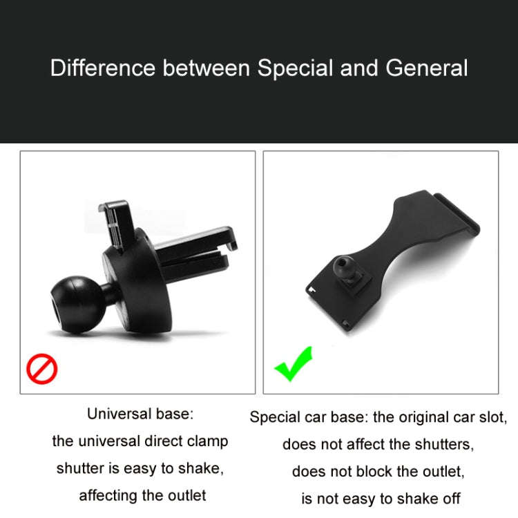 For Mercedes-Benz Mobile Phone Holder Car Air Outlet Base, Model: 08-10 C-Class