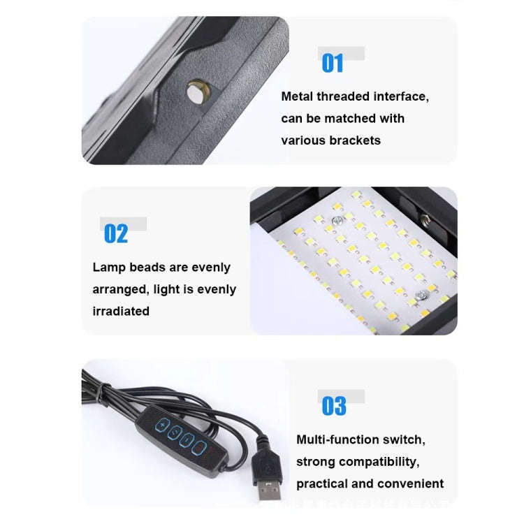 8-inch Light + Gimbal + Telescopic Tripod Desktop Live Square Beauty Fill Light