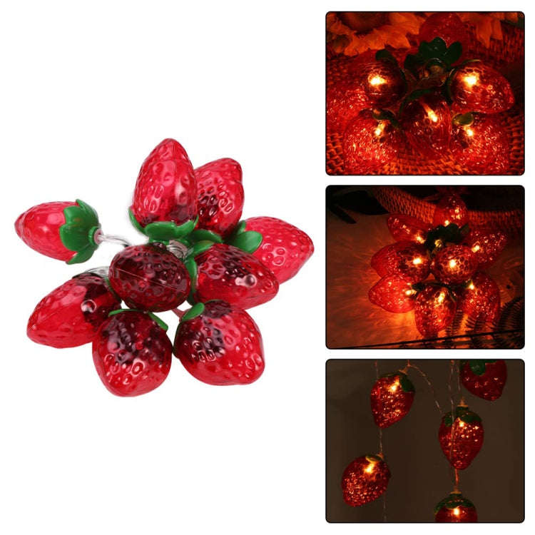 USB Strawberry Light String LED Christmas Decoration Lights, Length: 1.5m 10 Light
