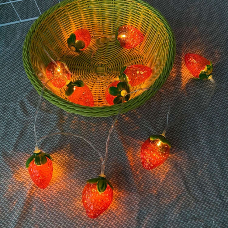 USB Strawberry Light String LED Christmas Decoration Lights, Length: 1.5m 10 Light