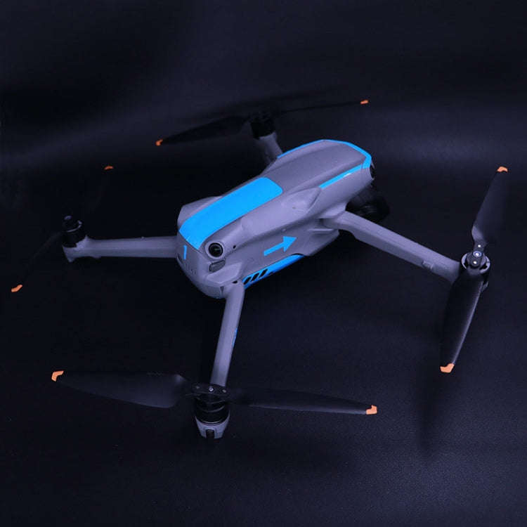For DJI Air 3S / 3 Luminous Stickers Night Glow Film(Orange Red)