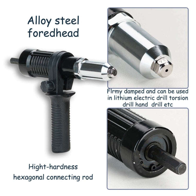 Electric Rivet Nut Machine Core Pulling Accessories Riveting Tools Cordless Rivet Drill Adapter(B...