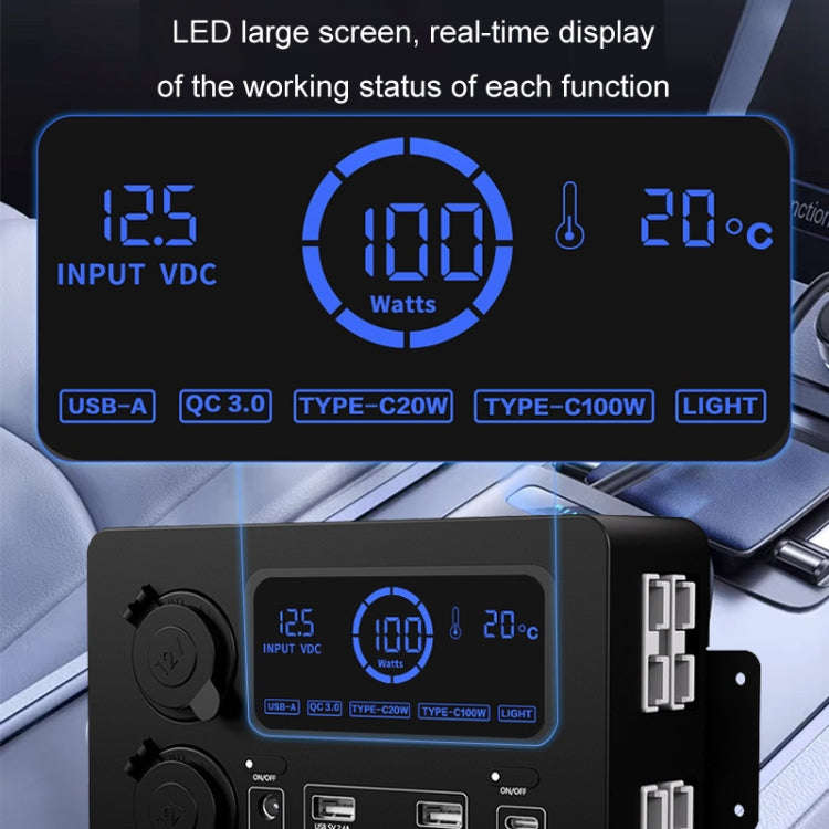 12V Car Mini Power Box Multi-Function USB Charger(AOS9313)