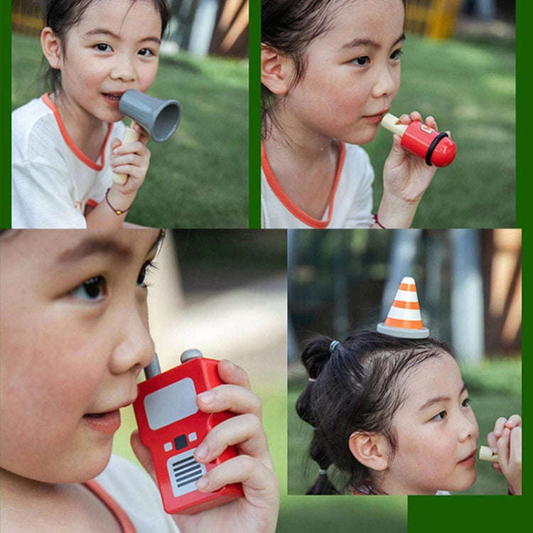 Children Simulation Fireman Set Role Play Educational Toy Firefighting Tools Scenario Cosplay Toy