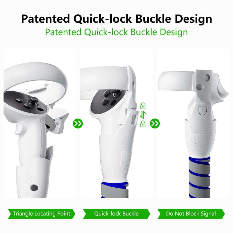 For Quest 2 Controller Grip Games Handle Playing BeatSaber Baseball