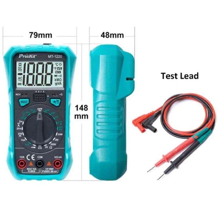 ProsKit MT-1220-C 3-1/2 Burn-Proof Digital Intelligent Multimeter