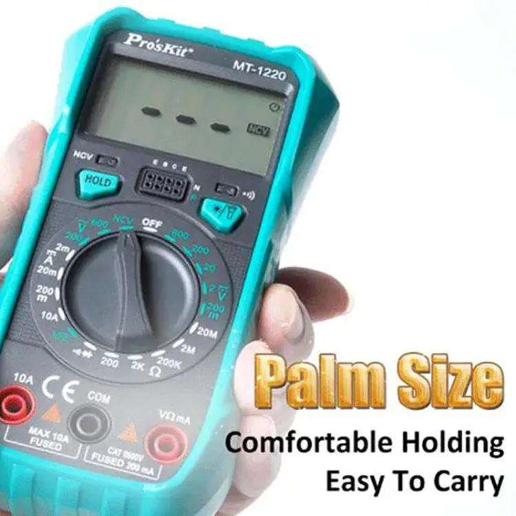 ProsKit MT-1220-C 3-1/2 Burn-Proof Digital Intelligent Multimeter