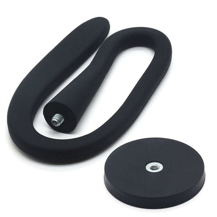 Universal Flexible Magnetic Washing Machine Door Stopper Front Load Washer Door Prop 43mm Black