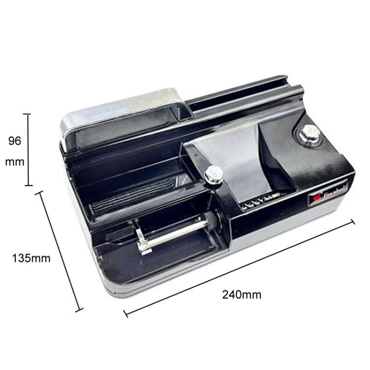 8.0 / 6.5 / 5.5mm Automatic 3-In-1 Smart Cigarette Roller EU Plug(Black)