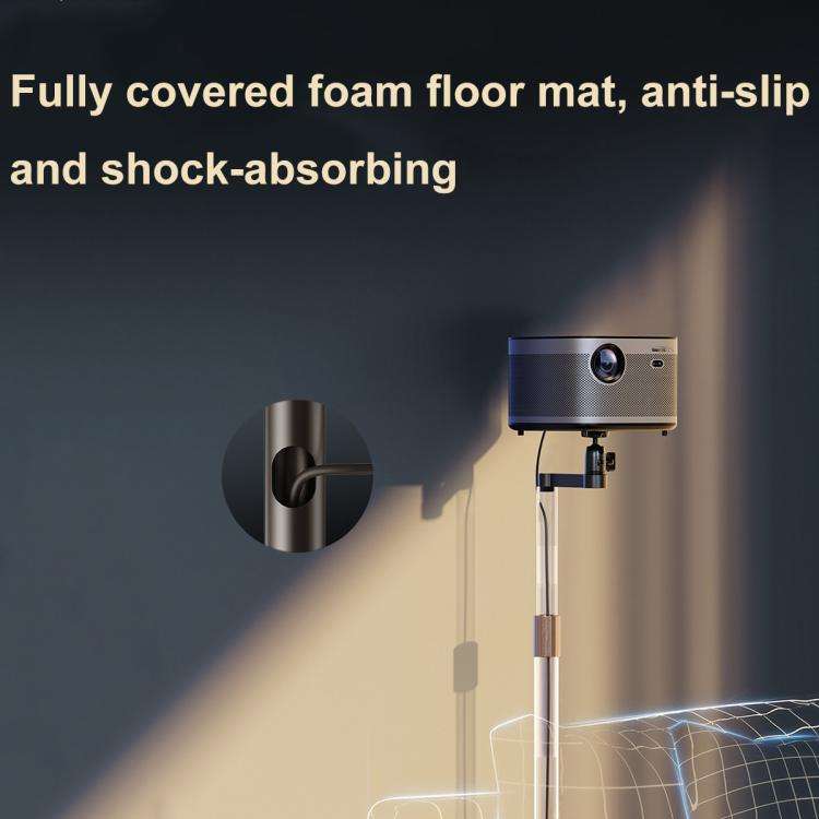 Xiaotian Household Floor-standing Hidden Projector Telescopic Bracket, Spec: 1.2m Bend Model
