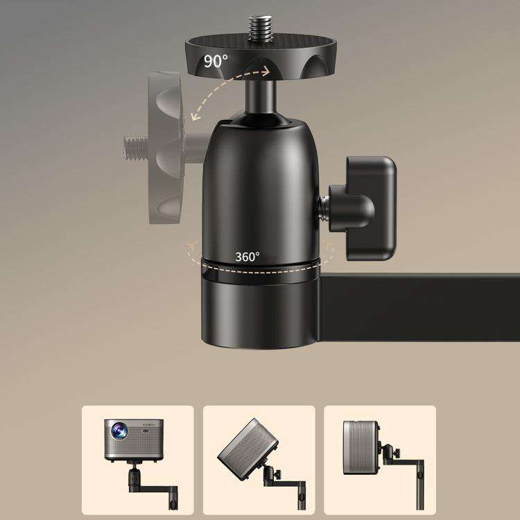 Xiaotian Household Floor-standing Hidden Projector Telescopic Bracket, Spec: 1.2m Bend Model