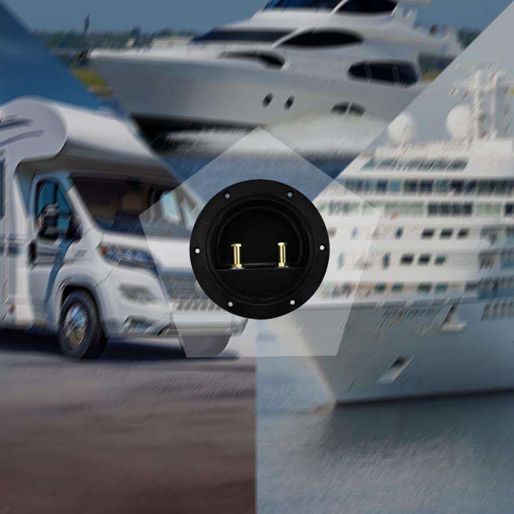 RV Yacht Copper Conductive Waterproof Solid Deck Cabin Sealing Cover, Configuration: CP-5092