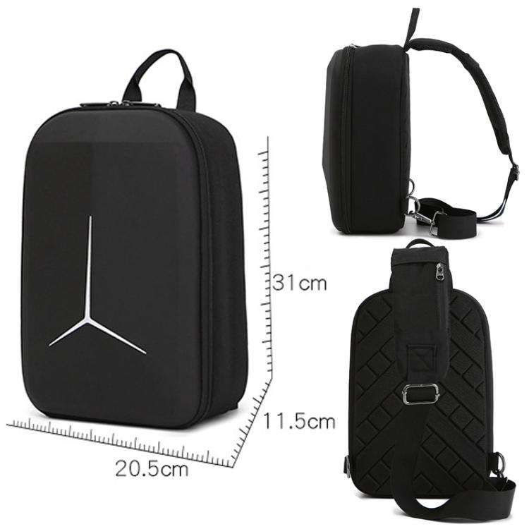 For DJI Neo BKANO NE-005 Portable Shoulder Bag Organiser Chest Bag(Black)