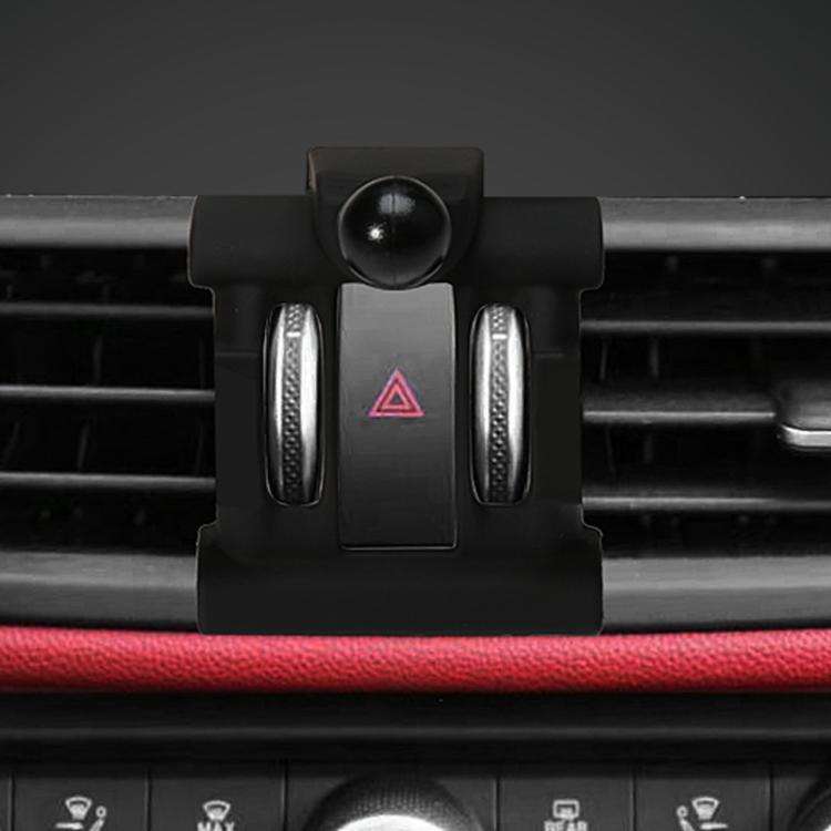 For Alfa Romeo Left Driving Car-Mounted Special Mobile Phone Navigation Bracket Base(17-22 Stelvi...
