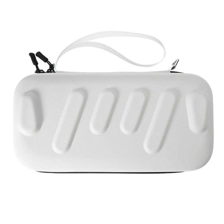 For Nintendo Switch / Switch OLED Storage Bag Portable Hard Shell Handbag EU Plug Version(White)