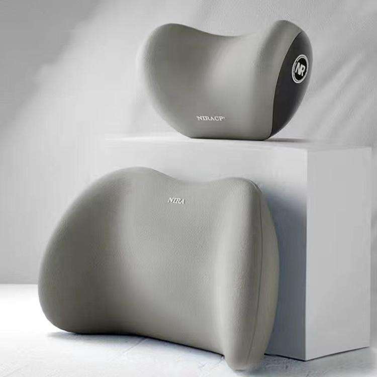 Car Mmemory Foam Support Driving Cushion, Color: Gray Headrest