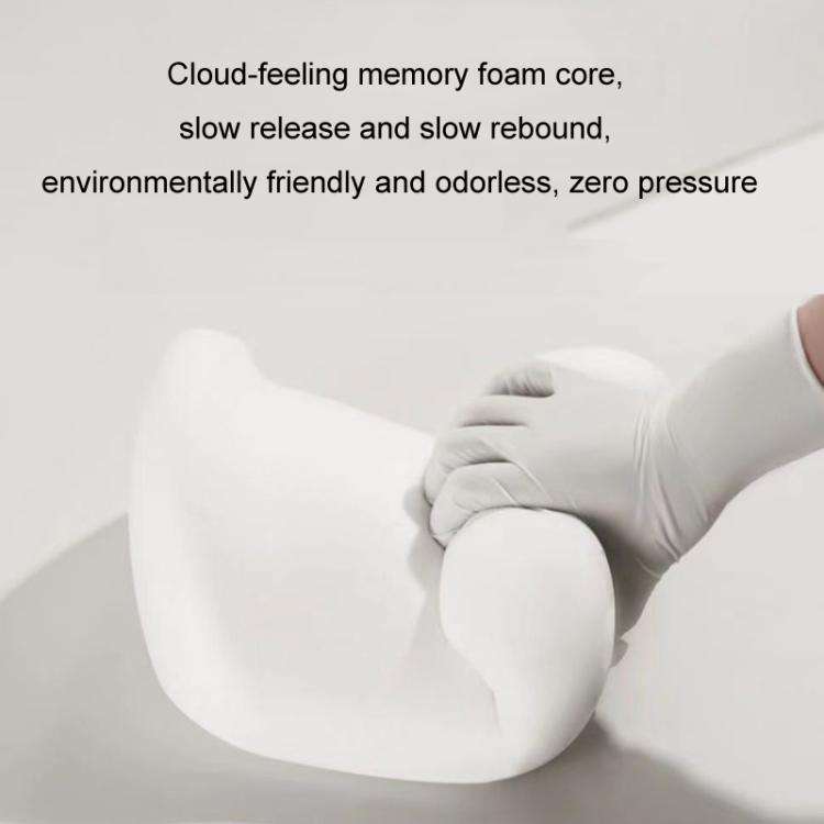 Car Mmemory Foam Support Driving Cushion, Color: Black Lumbar Support