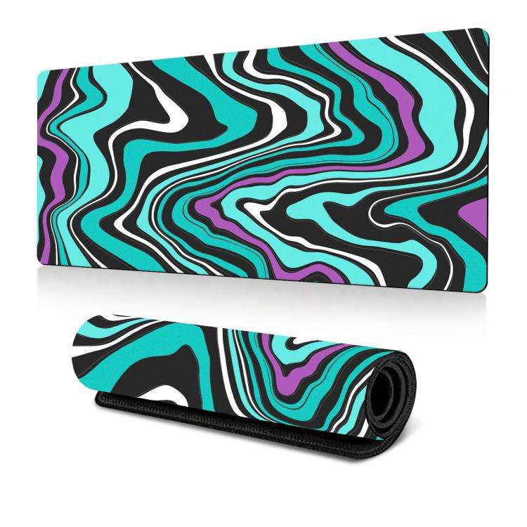 Large Abstract Mouse Pad Gamer Office Computer Desk Mat, Size: 300x700x2mm(Abstract Fluid 16)