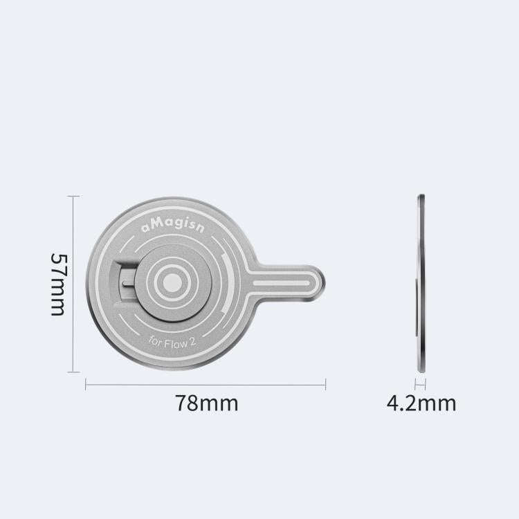 For Insta360 Flow 2 Pro AMagisn Magnetic Phone Mount Adapter Accessories