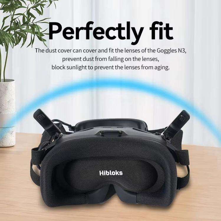 Hibloks Aviator Glasses Light Cover Head-Up Display Dust Protector Compatible With DJI N3 / Quest...
