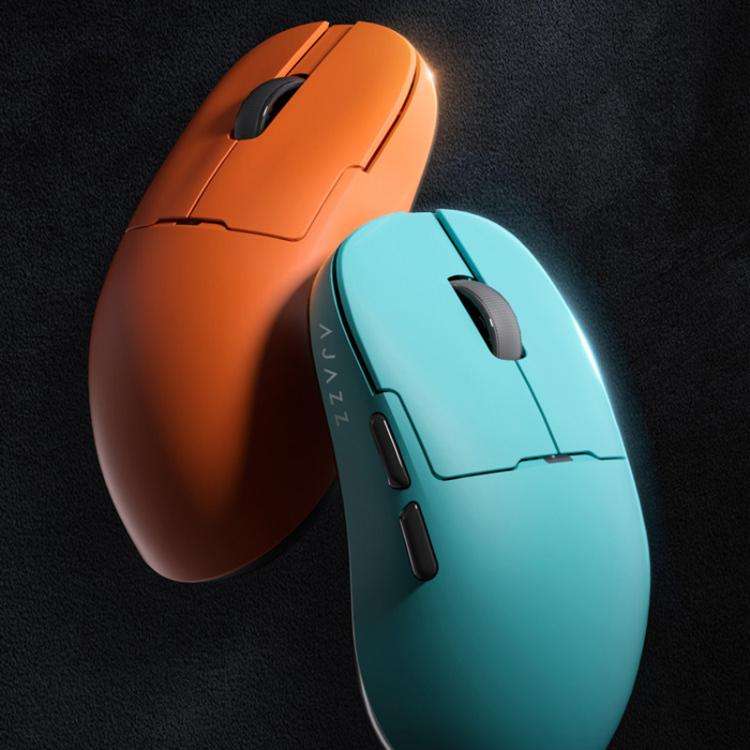 Ajazz AJ159 APEX Gaming Mouse PAW3395 Wireless Tri-Mode Lightweight With Charging Dock Mouse(White)