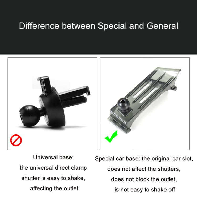 For Buick Left Driving Car Special Mobile Phone Navigation Bracket Base, Model: 22-23 Verano Pro/...