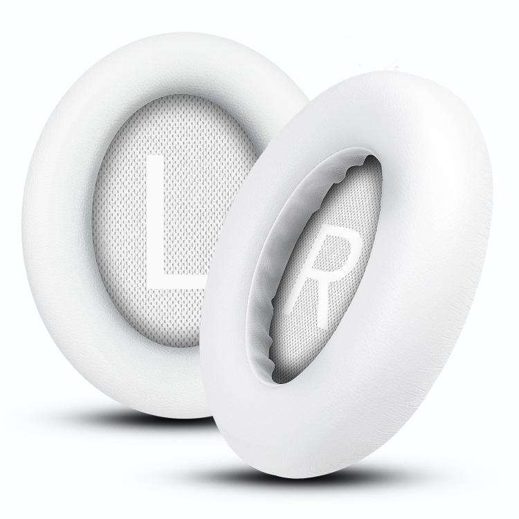 For Bose NC700 Headset 1pair Lambskin Earpads Sponge Cover Earmuffs(White)
