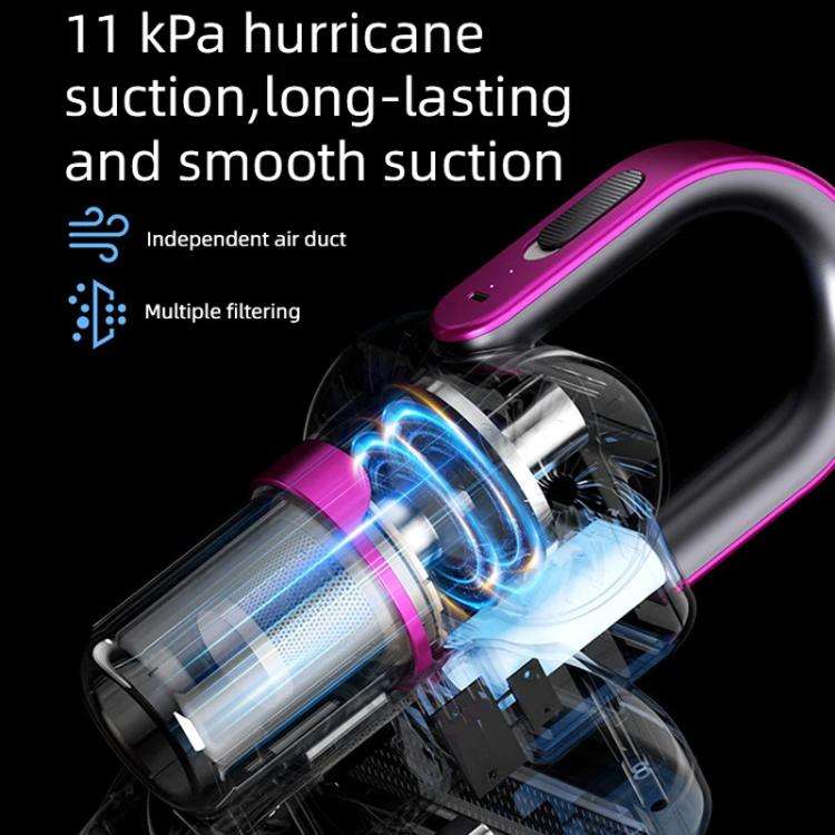 85000Pa Smart Handheld Vacuum Cleaner Cordless Dust Mite Removal UV Sterilizer Vacuum Cleaner(White)