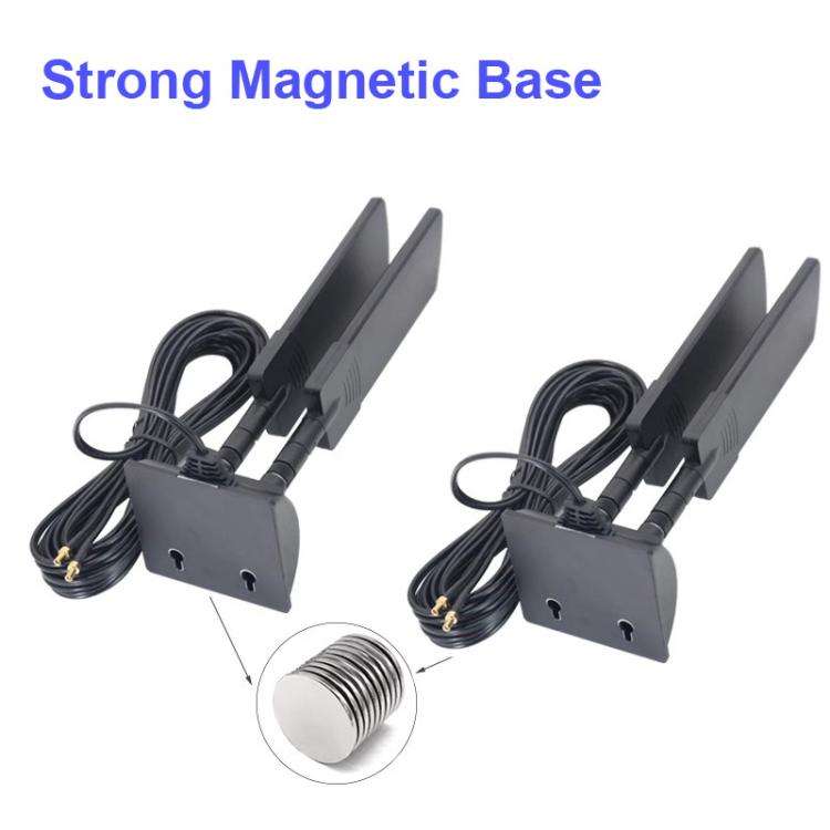 42dbi 5G Router External Antenna Outdoor Long Range WiFi Signal Coverage Booster, Spec: TS9 White