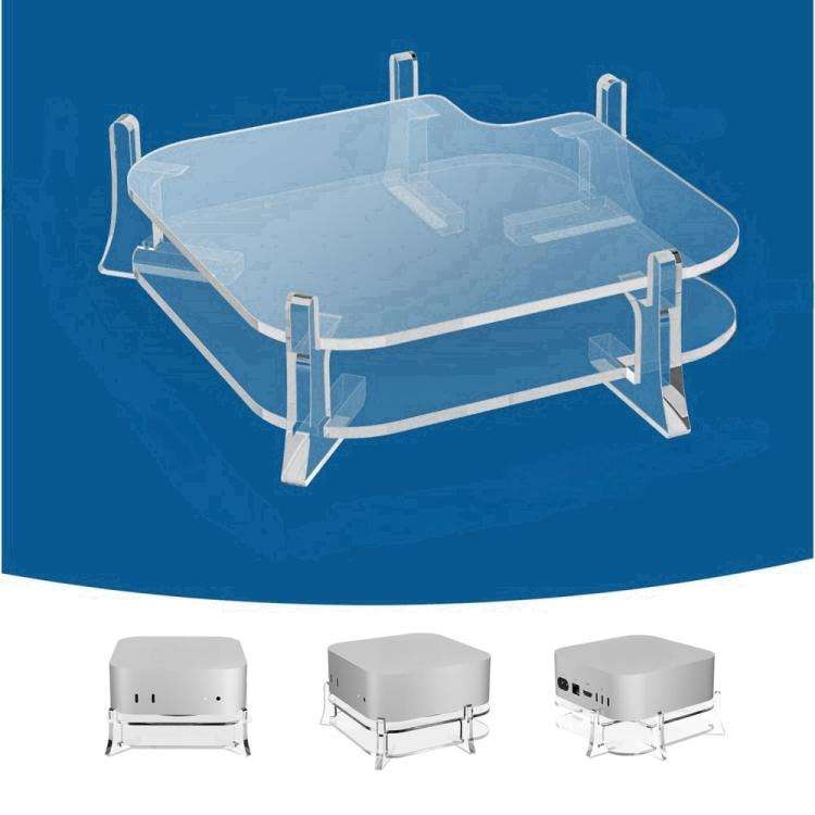 For MAC Mini M4 Desktop Acrylic Storage Bracket(YX146)