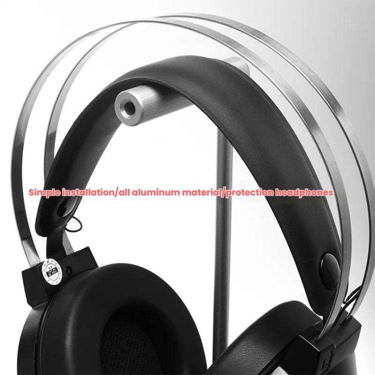 All-aluminum Alloy Headset Stand Headphone Display Bracket(Black)