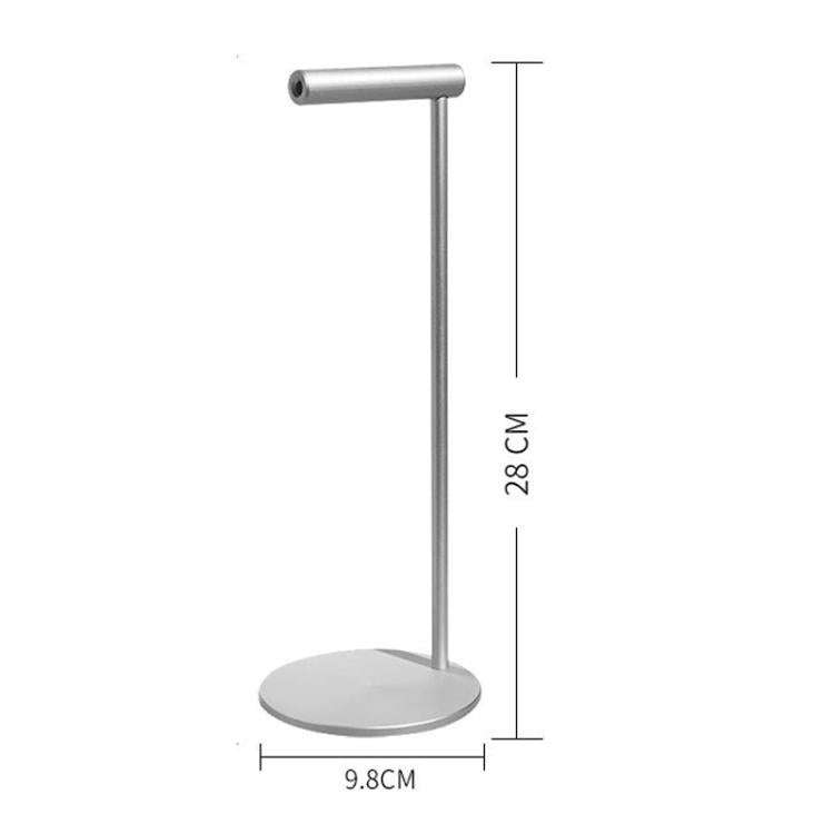 All-aluminum Alloy Headset Stand Headphone Display Bracket(Black)