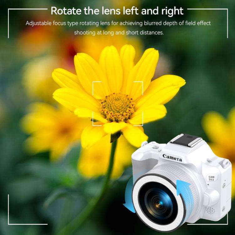 48 Million Pixel 2K Ultra HD Mini Digital Portable Camera, Color: White+Fill Light
