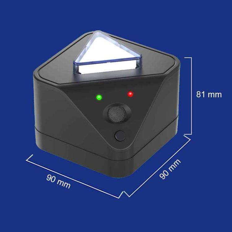 XY-005 Indoor 360-Degree Sonic Mouse Repeller Multifunctional Insect Repeller, Size: US Plug(Black)
