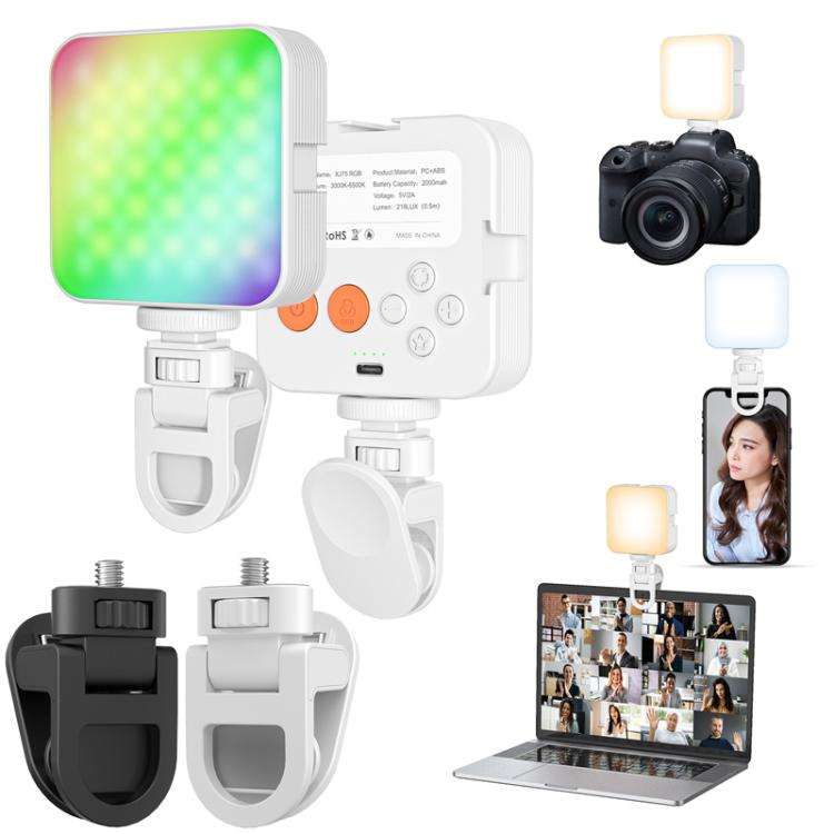 1/4 Screw Universal Fill Light Cell Phone Clip GoPro Video Conference Laptop PC External Clip(Lar...