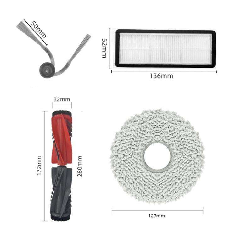 2pcs /Box Filter For Roborock P20 Pro Robotic Vacuum Cleaner Accessories