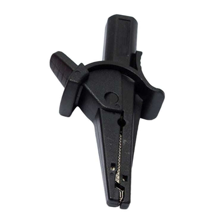 4mm Banana Jack Multimeter Insulation Test Alligator Clip(Black)