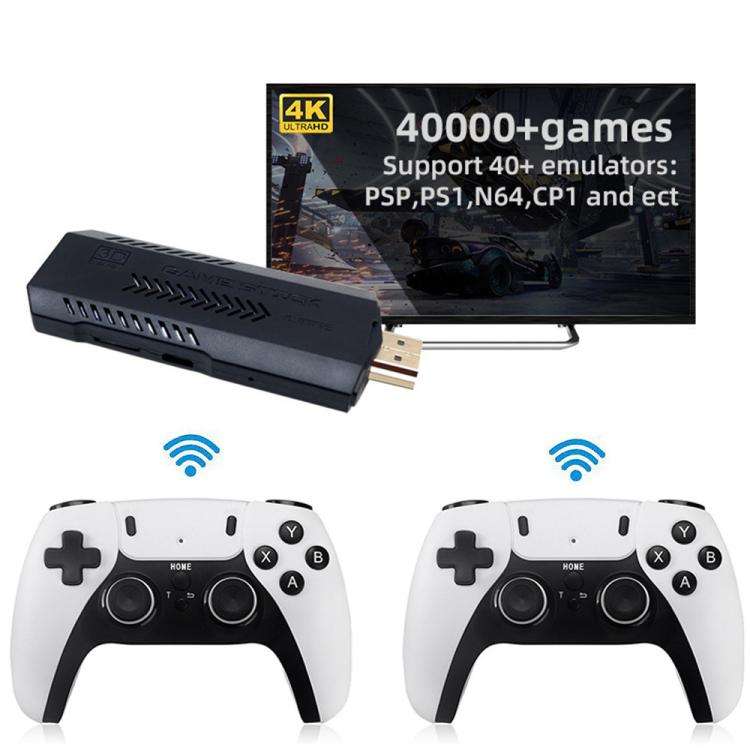 M10 Pro 4K TV Game Player 3D HD Retro Video Game Console 256G With Charged Controller