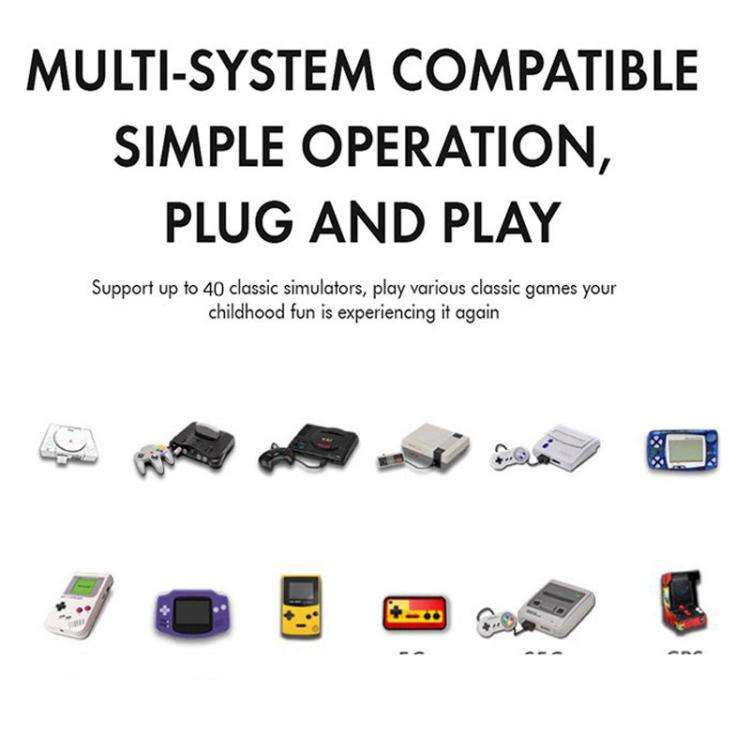 M10 Pro 4K TV Game Player 3D HD Retro Video Game Console 256G With Charged Controller